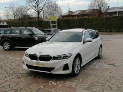 BMW Serie 3 318d 318 d 48V Touring Business Advantage Bianco usata VEDELAGO