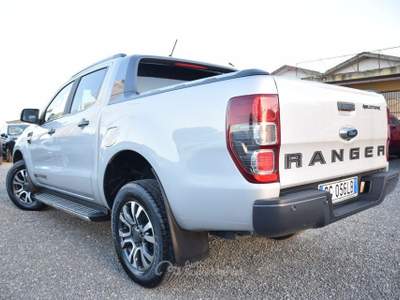 Ford Ranger FORD Ranger PICK UP 4X4 - 2.0TDCi 170CV AUTOMATICA DC Wildtrak 5pt. IVA DETR. NAV - CAM - ADAS - SENSORI - PELLE - CRUISE - BT - LED - AUTOPARK - SARACINESCA CASSONE - FULL Grigio usata Montalto di Castro