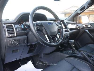 Ford Ranger FORD Ranger PICK UP 4X4 - 2.0TDCi 170CV AUTOMATICA DC Wildtrak 5pt. IVA DETR. NAV - CAM - ADAS - SENSORI - PELLE - CRUISE - BT - LED - AUTOPARK - SARACINESCA CASSONE - FULL Grigio usata Montalto di Castro