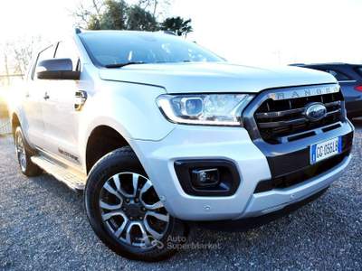 Ford Ranger FORD Ranger PICK UP 4X4 - 2.0TDCi 170CV AUTOMATICA DC Wildtrak 5pt. IVA DETR. NAV - CAM - ADAS - SENSORI - PELLE - CRUISE - BT - LED - AUTOPARK - SARACINESCA CASSONE - FULL Grigio usata Montalto di Castro