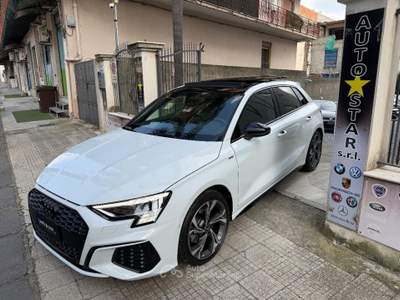 Audi A3 SPB 30 TDI S tronic S line edition Bianco usata Barcellona Pozzo di Gotto