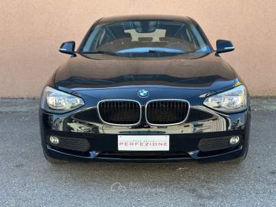 BMW Serie 1 118d 5porte, Unico Proprietario, Storico Service Nero usata Brescia
