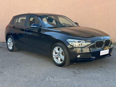 BMW Serie 1 118d 5porte, Unico Proprietario, Storico Service Nero usata Brescia
