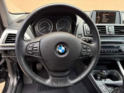 BMW Serie 1 118d 5porte, Unico Proprietario, Storico Service Nero usata Brescia