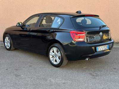 BMW Serie 1 118d 5porte, Unico Proprietario, Storico Service Nero usata Brescia