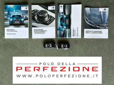 BMW Serie 1 118d 5porte, Unico Proprietario, Storico Service Nero usata Brescia