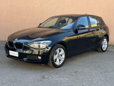 BMW Serie 1 118d 5porte, Unico Proprietario, Storico Service Nero usata Brescia