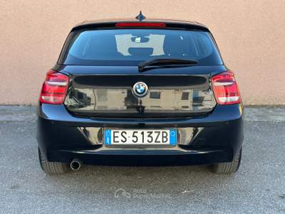 BMW Serie 1 118d 5porte, Unico Proprietario, Storico Service Nero usata Brescia