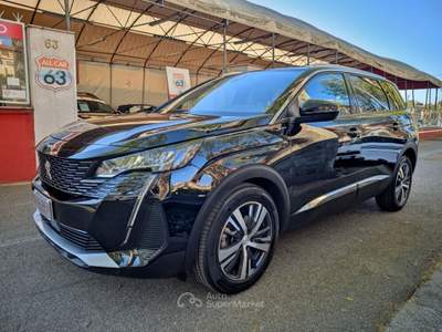 Peugeot 5008 5008 1.5 BlueHDi 130 EAT8 Allure 7 POSTI SENZA VINCOLI Nero usata Roma