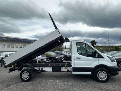 Ford Transit 350 2.0 EcoBl.130CV Cassone Ribaltabile Bianco usata Roma
