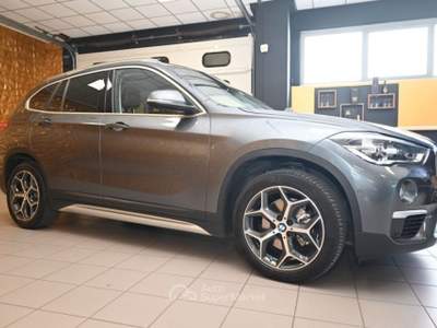 BMW X1 SDRIVE 18d SPORT BLACKLINE AUT.NAVI LED18"TEL FULL Grigio usata Brescia