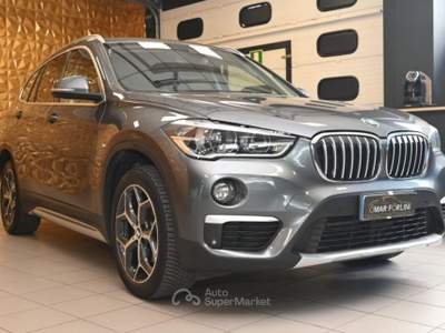 BMW X1 SDRIVE 18d SPORT BLACKLINE AUT.NAVI LED18"TEL FULL Grigio usata Brescia