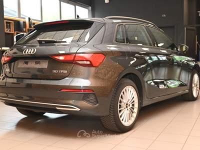 Audi A3 SPB 30 TFSI S-TR.BUSINESS ADVANCED NAVI RISC.FULL Grigio usata Brescia