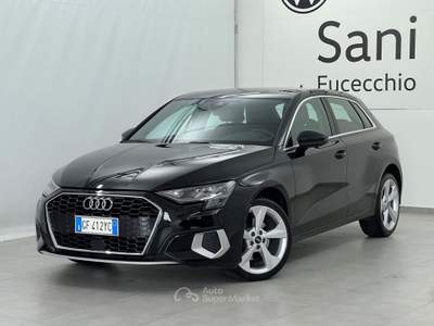 Audi A3 A3 Sportback 30 2.0 tdi Business Advanced s-tronic Nero usata Fucecchio