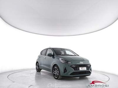 Hyundai i10 1.0 mpi Prime Deluxe Pack 63cv auto Verde usata Corciano