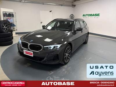 BMW Serie 3 325tds d Touring mhev 48V xdrive auto Grigio usata Brescia