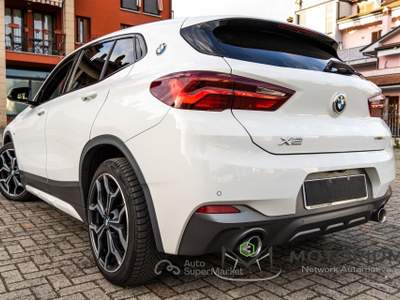 BMW X2 sDrive18d MSport X 2020 - MANUTENZIONE CERTIFICATA Bianco usata Castiraga Vidardo