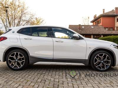 BMW X2 sDrive18d MSport X 2020 - MANUTENZIONE CERTIFICATA Bianco usata Castiraga Vidardo