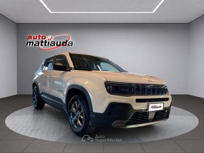 Jeep Avenger Avenger 1.2 turbo Longitude fwd 100cv Bianco usata Cuneo