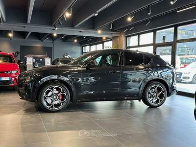 Alfa Romeo Stelvio 2.0 Turbo Veloce Q4 AT8 Nero usata Montagna in Valtellina
