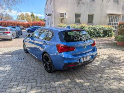 BMW Serie 1 114d 114 d Msport 5pt Blu/Azzurro usata Cairate
