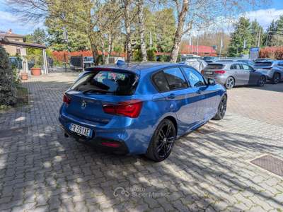 BMW Serie 1 114d 114 d Msport 5pt Blu/Azzurro usata Cairate