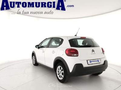 Citroen C3 PureTech 83 S&S Feel Bianco usata Barletta