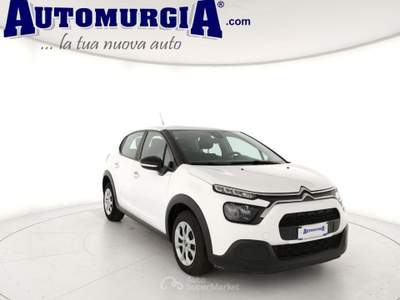 Citroen C3 PureTech 83 S&S Feel Bianco usata Barletta