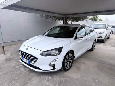 Ford Focus EcoBlue 120 CV automatico SW Vignale Co-Pilot Bianco usata Giugliano in Campania