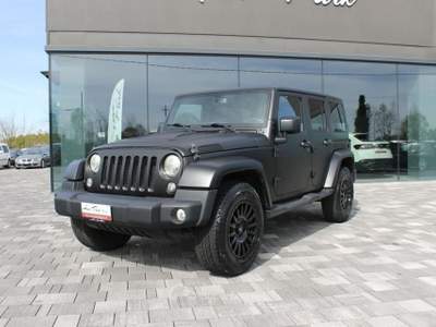 Jeep Wrangler Unlimited 2.8 CRD DPF SAHARA Auto Nero usata Trebaseleghe