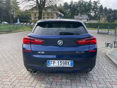 BMW X2 sDrive18i Advantage + PELLE+LUCI AMBIENT+SED.ELET. Blu/Azzurro usata Arsago Seprio