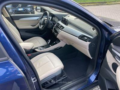 BMW X2 sDrive18i Advantage + PELLE+LUCI AMBIENT+SED.ELET. Blu/Azzurro usata Arsago Seprio