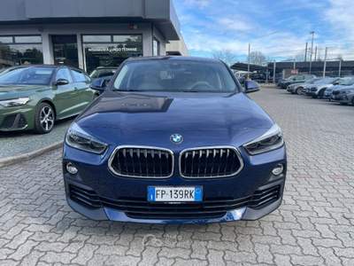 BMW X2 sDrive18i Advantage + PELLE+LUCI AMBIENT+SED.ELET. Blu/Azzurro usata Arsago Seprio