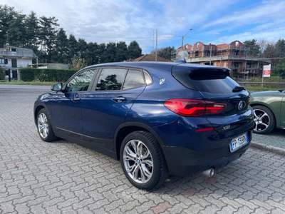 BMW X2 sDrive18i Advantage + PELLE+LUCI AMBIENT+SED.ELET. Blu/Azzurro usata Arsago Seprio