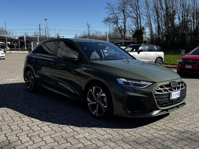 Audi A3 SPB TDI 150CV STRONIC SLINE EDITION-UNICO PROP. Verde usata Arsago Seprio