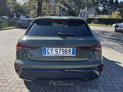 Audi A3 SPB TDI 150CV STRONIC SLINE EDITION-UNICO PROP. Verde usata Arsago Seprio