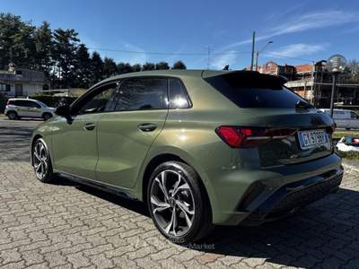 Audi A3 SPB TDI 150CV STRONIC SLINE EDITION-UNICO PROP. Verde usata Arsago Seprio