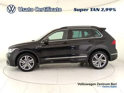 Volkswagen Tiguan 2.0 tdi r-line 4motion 150cv dsg Nero usata Bari