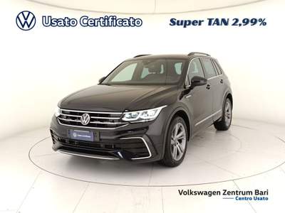 Volkswagen Tiguan 2.0 tdi r-line 4motion 150cv dsg Nero usata Bari