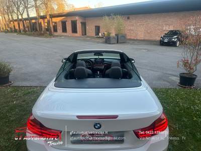 BMW Serie 4 430dA d Cabrio Sport 184cv auto Bianco usata Treviso