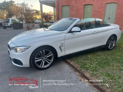 BMW Serie 4 430dA d Cabrio Sport 184cv auto Bianco usata Treviso
