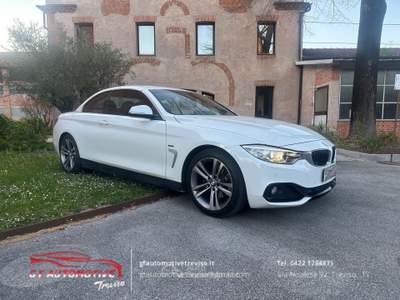 BMW Serie 4 430dA d Cabrio Sport 184cv auto Bianco usata Treviso