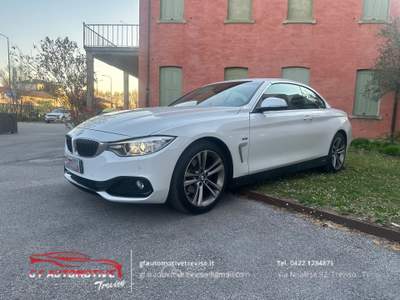 BMW Serie 4 430dA d Cabrio Sport 184cv auto Bianco usata Treviso