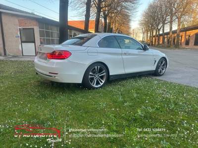 BMW Serie 4 430dA d Cabrio Sport 184cv auto Bianco usata Treviso