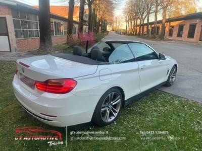 BMW Serie 4 430dA d Cabrio Sport 184cv auto Bianco usata Treviso