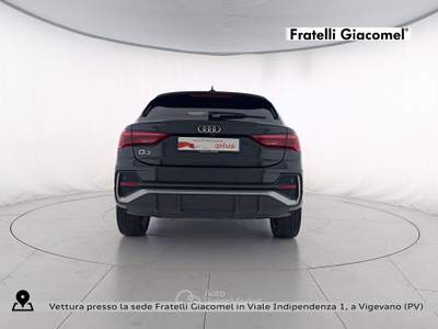 Audi Q3 sportback 35 2.0 tdi s line edition s-tronic Nero usata Vigevano