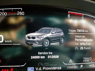 BMW X3 X3 XDRIVE 2.0D MHEV 48V XLINE VOL. MSPORT LEGA 19 STEPTRONIC Grigio usata Rubano