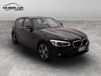 BMW Serie 1 118d 118 d Sport Auto Nero usata Lucca