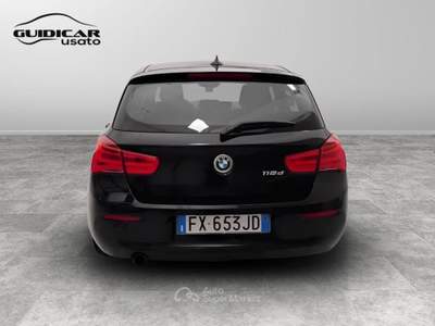 BMW Serie 1 118d 118 d Sport Auto Nero usata Lucca