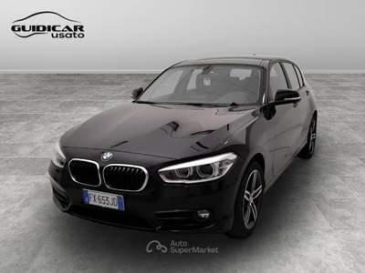 BMW Serie 1 118d 118 d Sport Auto Nero usata Lucca